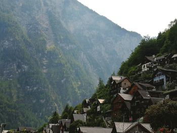 Austria town in the alps