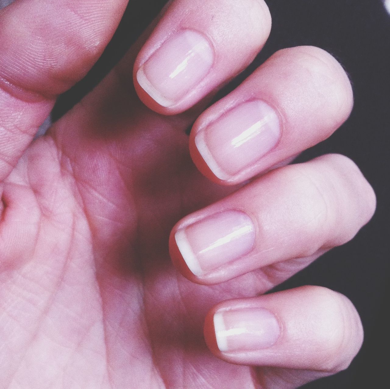 person, part of, human finger, indoors, close-up, cropped, holding, studio shot, unrecognizable person, nail polish, personal perspective, showing, ring, detail, pink color, high angle view