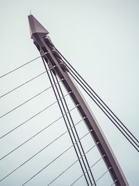 Low angle view of built structure against clear sky