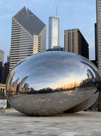 The bean  downtown chicago, midwest city, millennium park