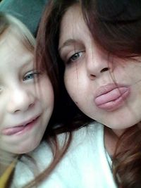 Close-up portrait of young woman