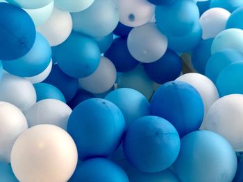 Full frame shot of balloons
