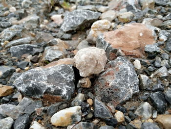 Full frame shot of pebbles