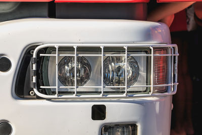 Close-up of vintage car