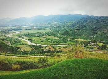 Scenic view of rural landscape