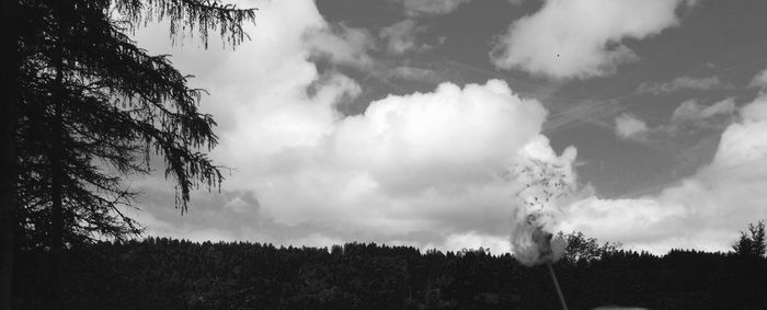 Panoramic view of landscape against sky