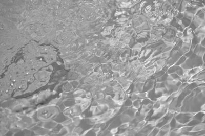 Full frame shot of bubbles in water