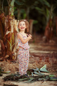 Portrait of a smiling girl