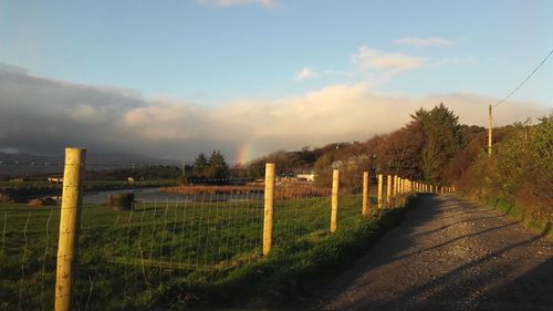 Panoramic view of landscape against sky