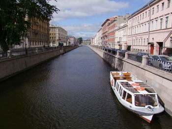 Boats in canal