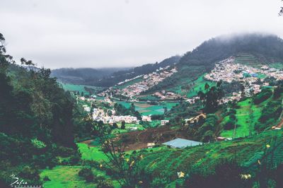 Aerial view of cityscape