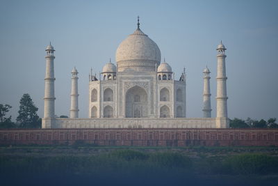 View of historical building against clear sky