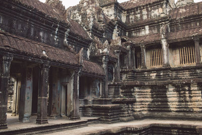 Low angle view of old building