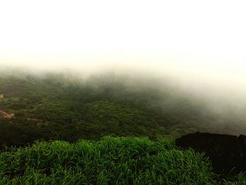 Scenic view of landscape against sky