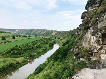 Scenic view of landscape against sky