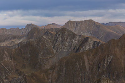 View of mountain range