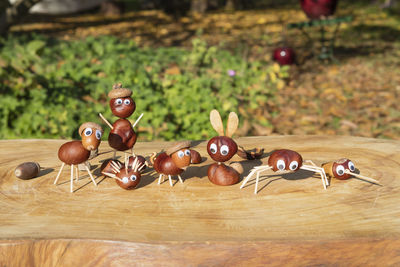 Close-up of fruits on table