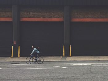 Cars parked on road