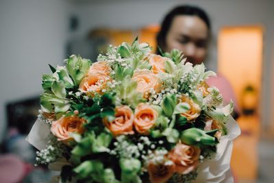 Close-up of flower bouquet