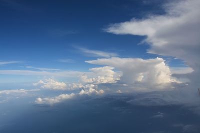 Low angle view of clouds in sky