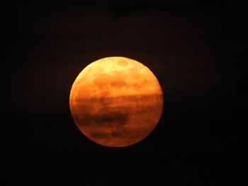 Scenic view of moon at night
