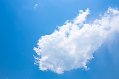 Low angle view of clouds in sky