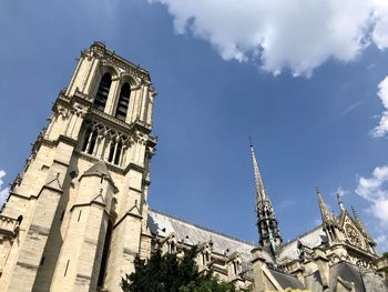 Low angle view of building against sky