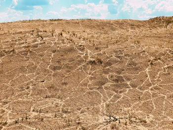 View of desert against sky