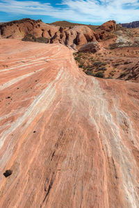 Scenic view of desert