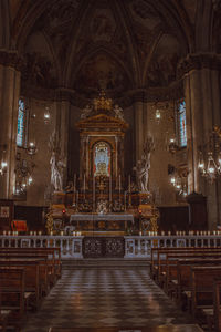 Interior of church