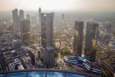 Aerial view of cityscape