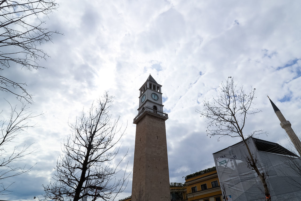 LOW ANGLE VIEW OF TOWER AGAINST SKY