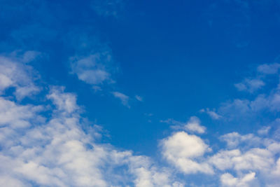 Low angle view of clouds in sky