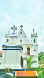 Low angle view of cathedral against sky