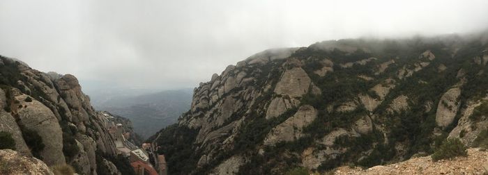 Scenic view of mountains