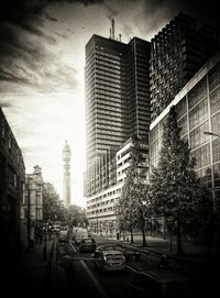 City skyline against sky