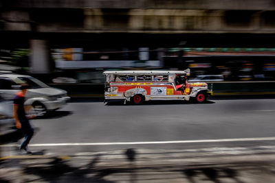 Traffic on city street