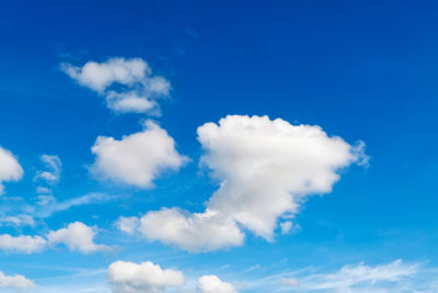 Low angle view of clouds in sky