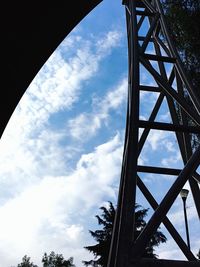 Low angle view of cloudy sky