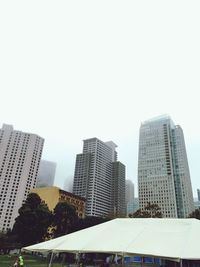 Modern buildings in city