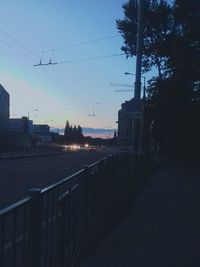 Railroad tracks against sky