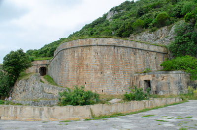 View of fort against the sky