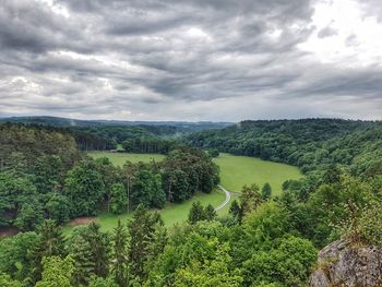 Scenic view of landscape against sky