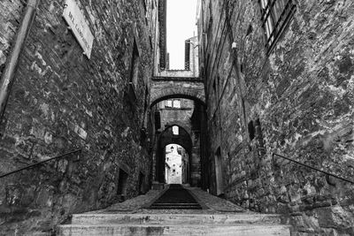 Low angle view of historic building