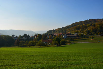 Scenic view of landscape against sky