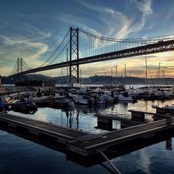 Bridge over sea