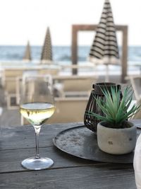 Close-up of drink on table