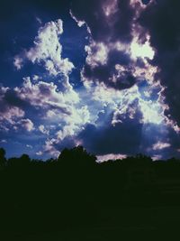 Scenic view of landscape against cloudy sky