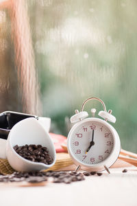 Close-up of tea served on table