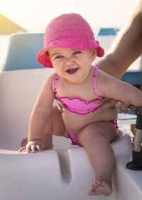 Portrait of a smiling girl